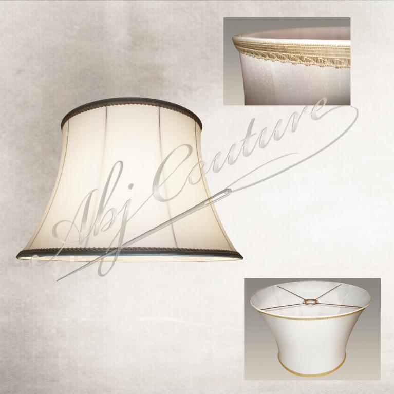 Abat-jour-pagode-tendu-soie-blanche-doublure-blanche-galn-doré-haut-bas