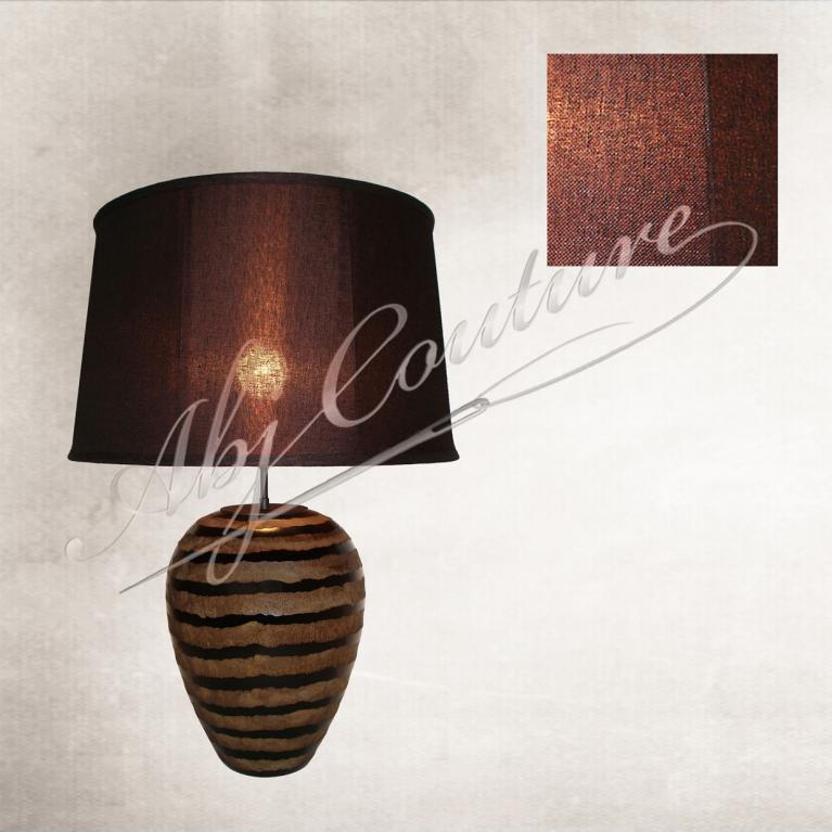 Abat-jour-droit-bandeau-tendu-voile-de-lin-brun-doublure-identique